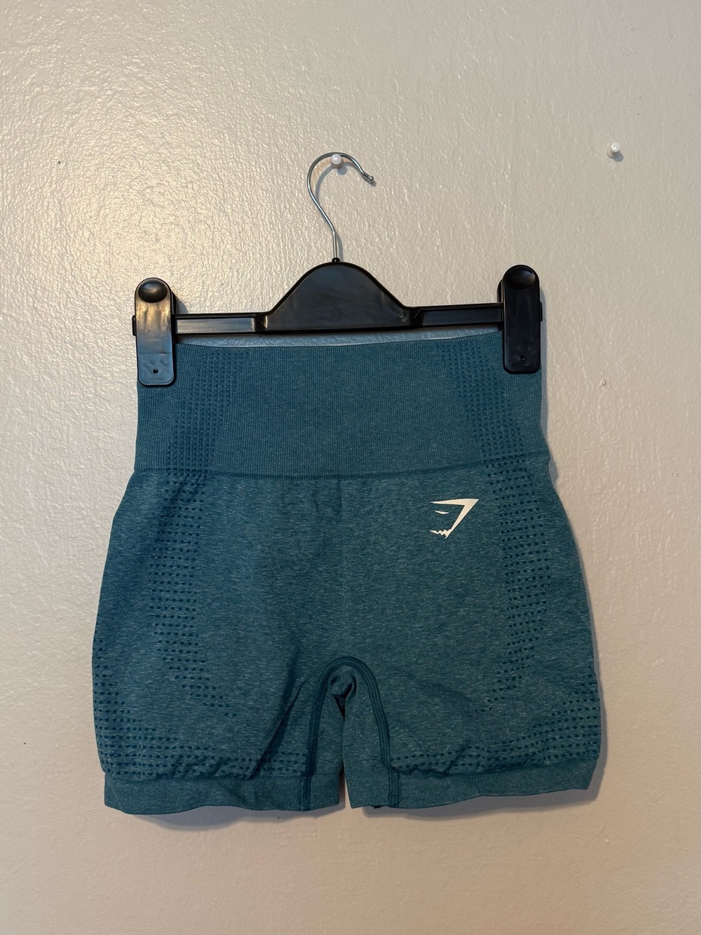 Gymshark Seamless High-Waist Teal Green Bike Shorts
